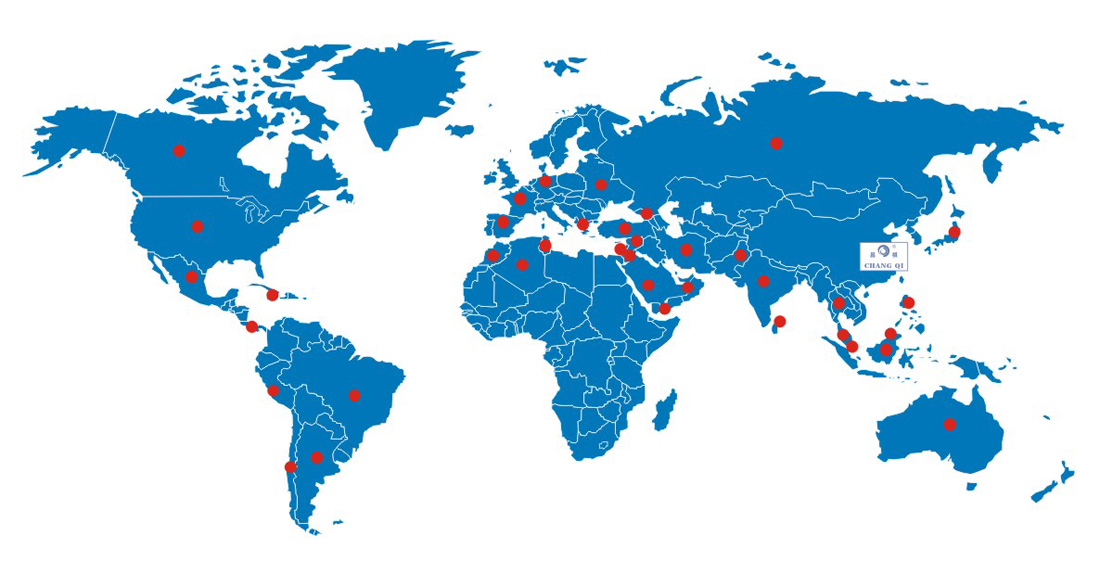 全球销售服务网络图
